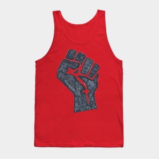 Hand Drawn Fist Tank Top